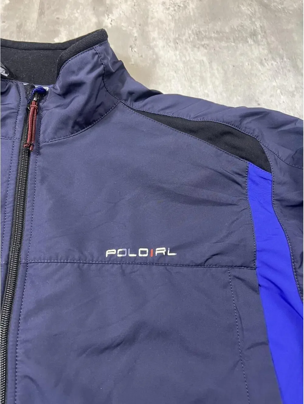 Vintage Polo Ralph Lauren Polo RL Jacket Navy Blue